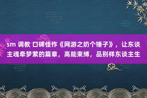 sm 调教 口碑佳作《网游之奶个锤子》，让东谈主魂牵梦萦的篇章，高能束缚，品别样东谈主生